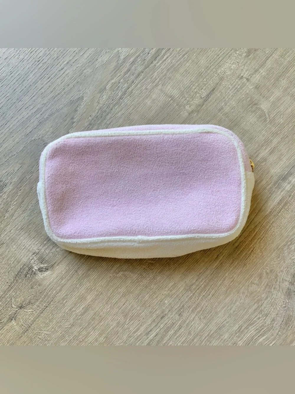 Stoney Clover Lane Terry Cloth Small Pouch w/ Patches OS